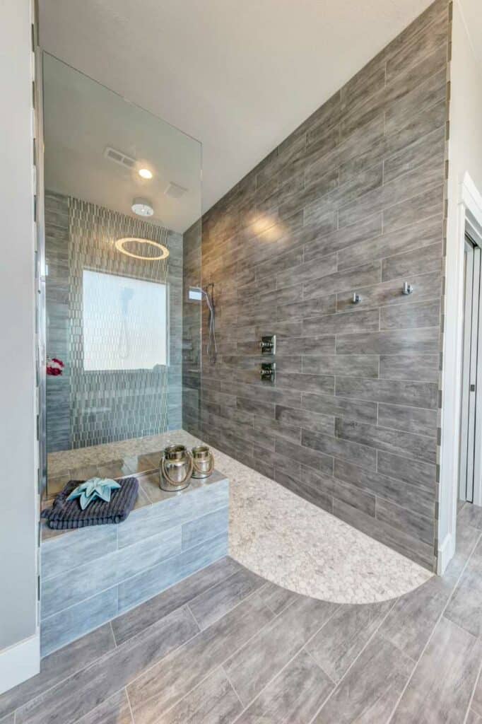 bathroom shower area Prodigy Homes