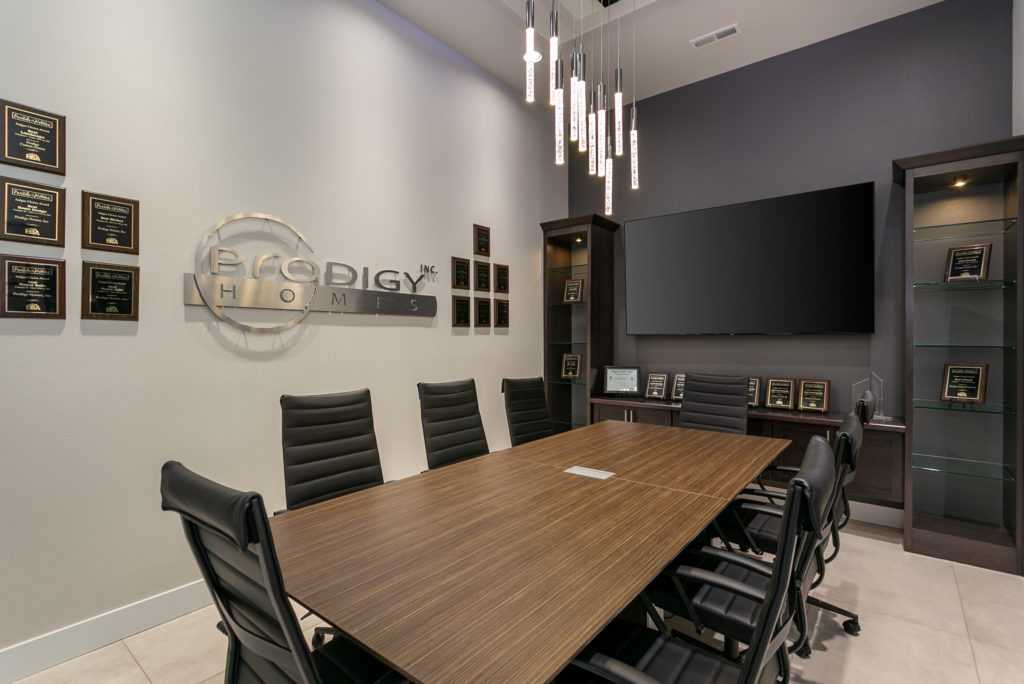 meeting room Prodigy Homes local home builder