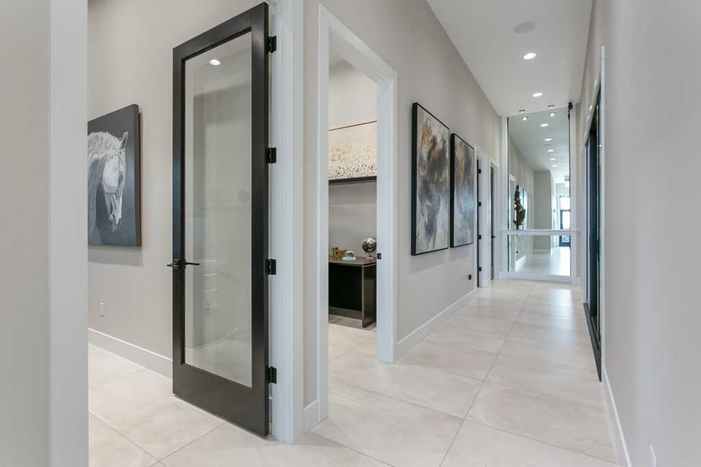 our office hallway Prodigy Homes local home builder