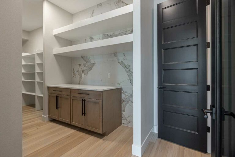 luxury pantry coffee bar by Prodigy Homes
