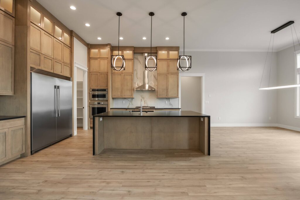 a luxury functional kitchen by Prodigy Homes