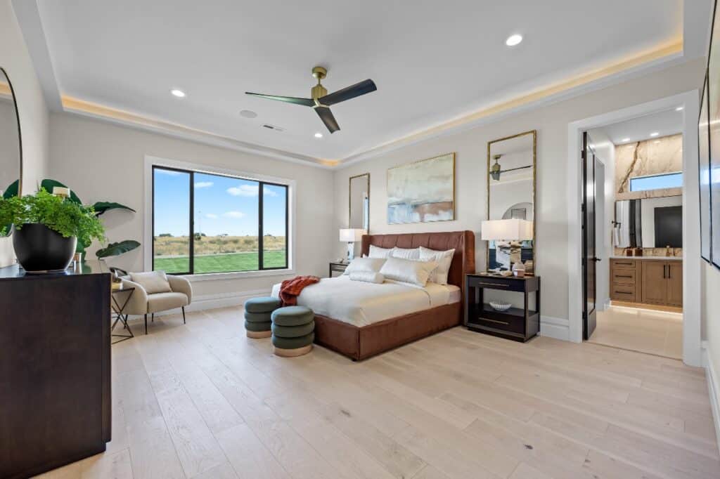 primary master bedroom suite by Prodigy Homes